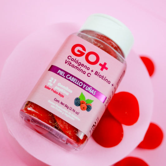 GO+ GOMITAS (Colágeno +Biotina+ Vitamina C)